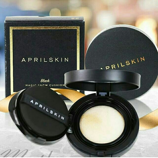 [HCM].Phấn Nước April Skin  đen .hồng