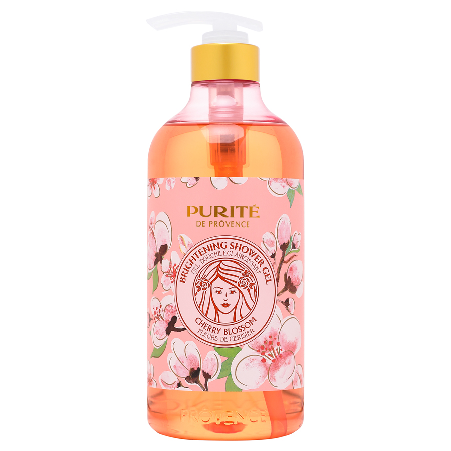 [HCM]Sữa Tắm Giữ Ẩm PURITE PROVENCE 850ml ( Hoa Anh Đào )