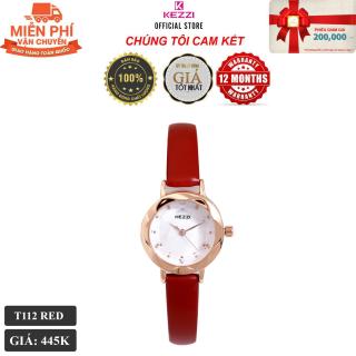Đồng hồ nữ Kezzi K770 hàng chính hiệu KEZZI dây da mặt tròn thumbnail