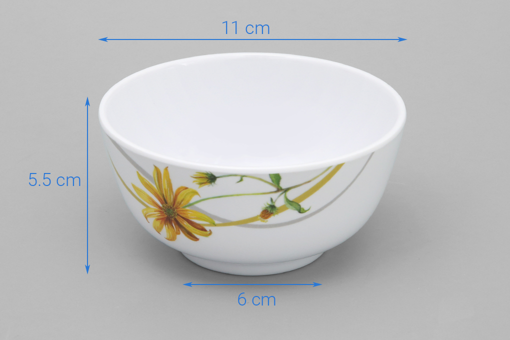 [HCM]Chén cơm nhựa Melamine 11 cm VinhML084
