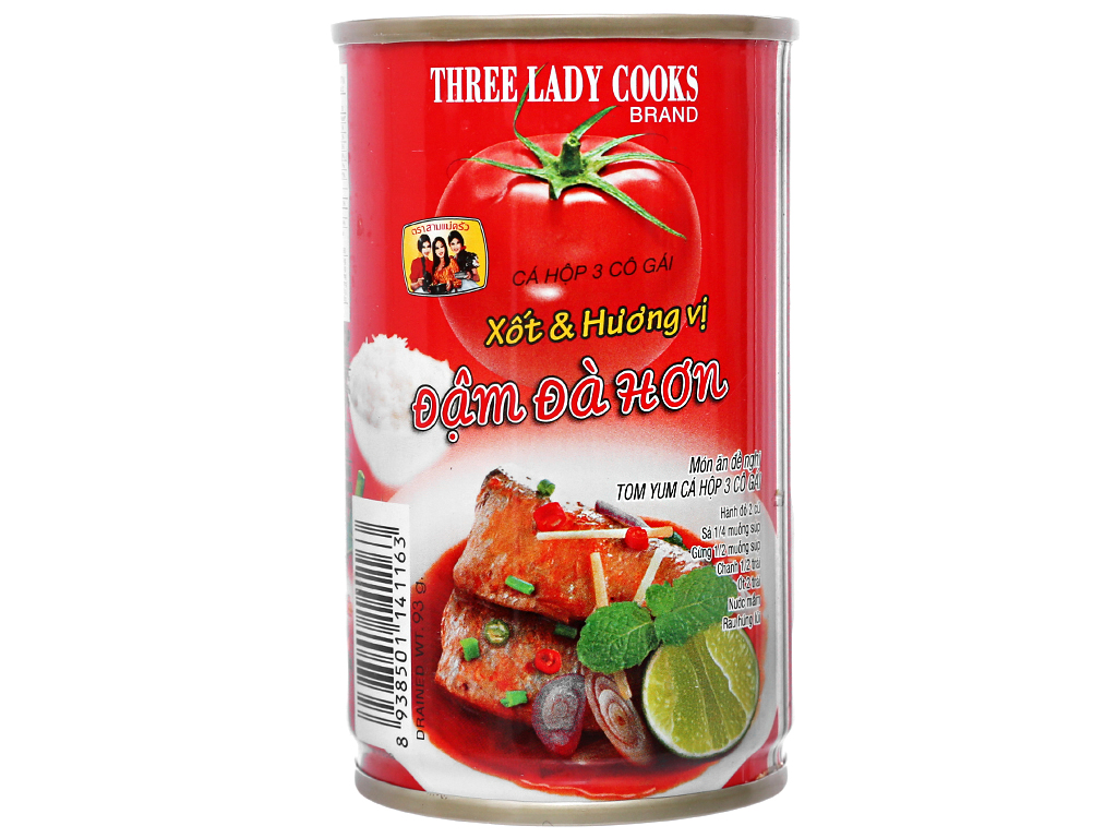 Combo 10 lon cá mồi/cá nục xốt cà - Lon 155g