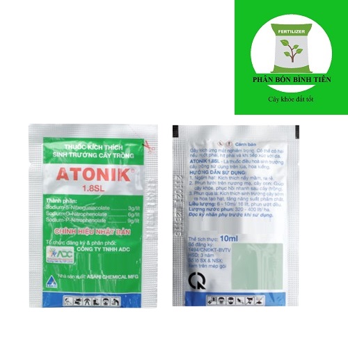 Phân bón lá Atonik gói 10ml phân bón Bình Tiên