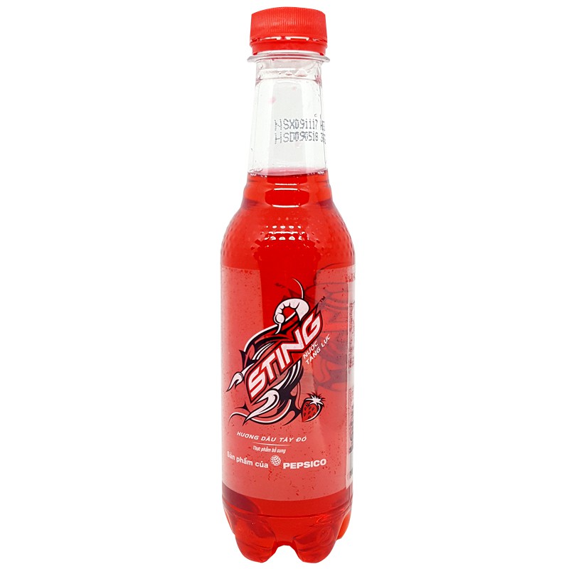 Lốc 6 Chai Nước Tăng Lực Sting Dâu 330ml