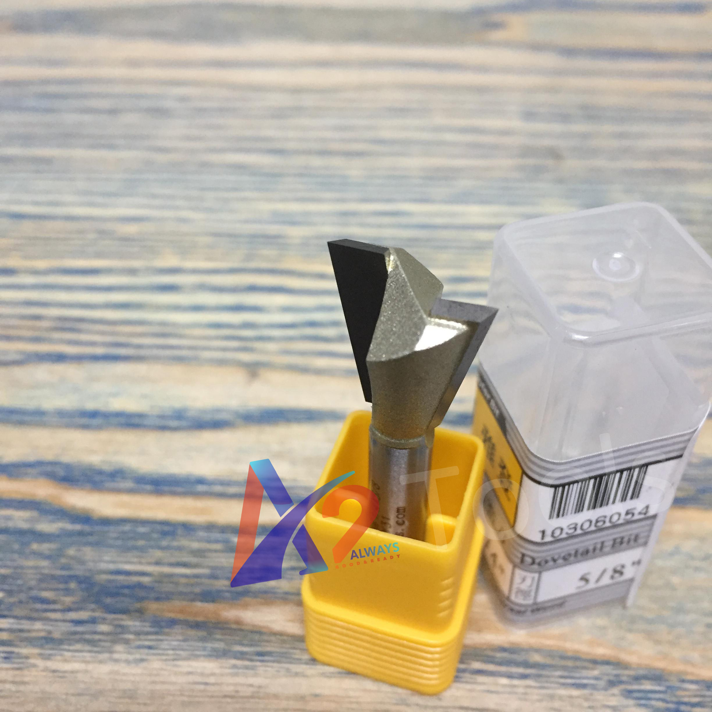 Mũi phay rảnh đuôi cá 14 độ 1/4"x5/8" arden - made in ta