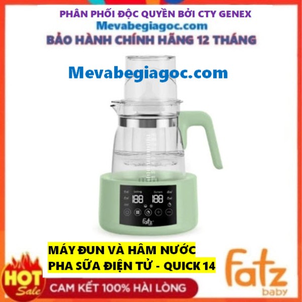 (FREESHIP ĐẾN 50k) Máy đun và hâm nước pha sữa điện tử Fatz Fatzbaby Quick 14 - FB3101RS PDF