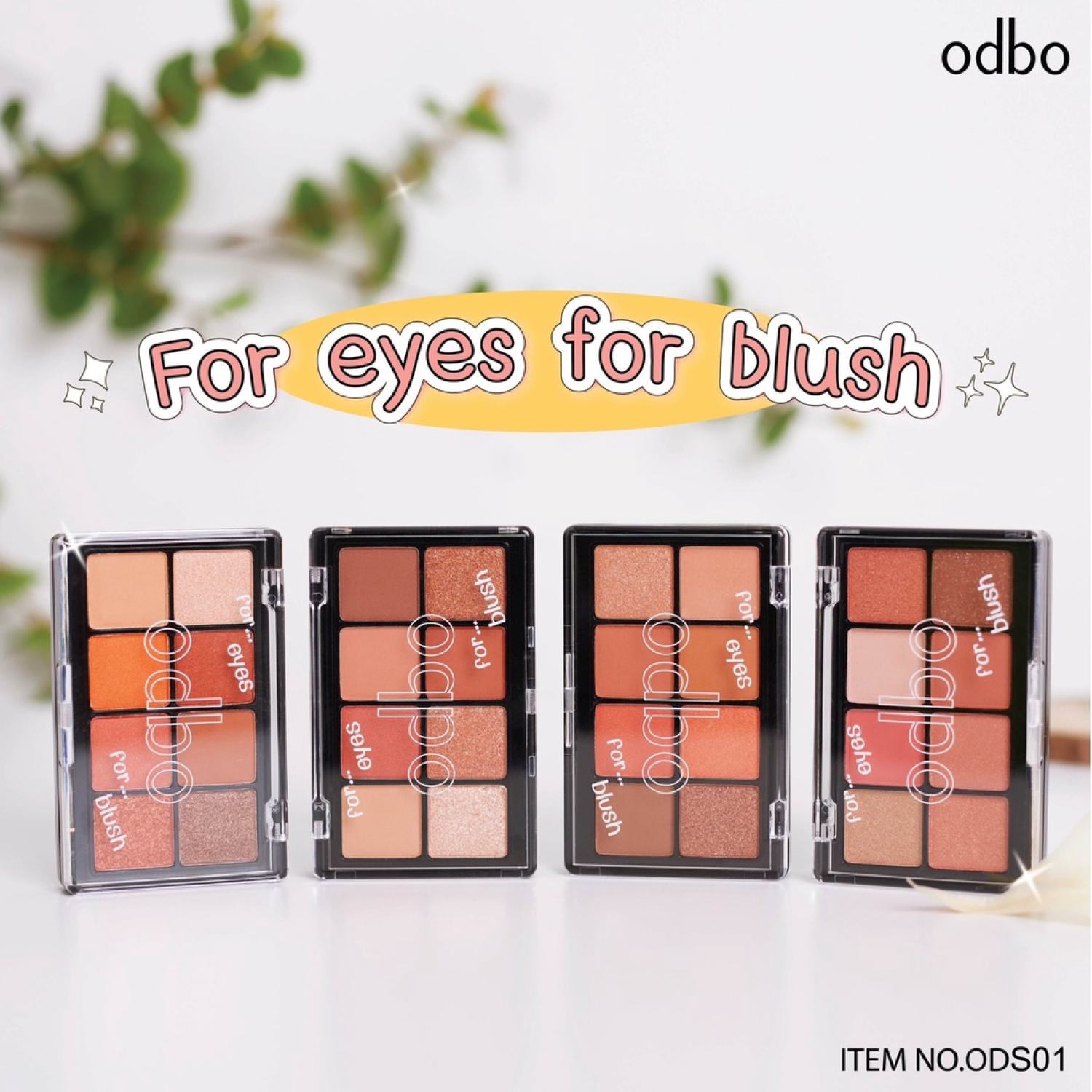 [Thái Lan] Set Phấn Mắt Và Má Hồng Odbo For Eye & Blush ODS01