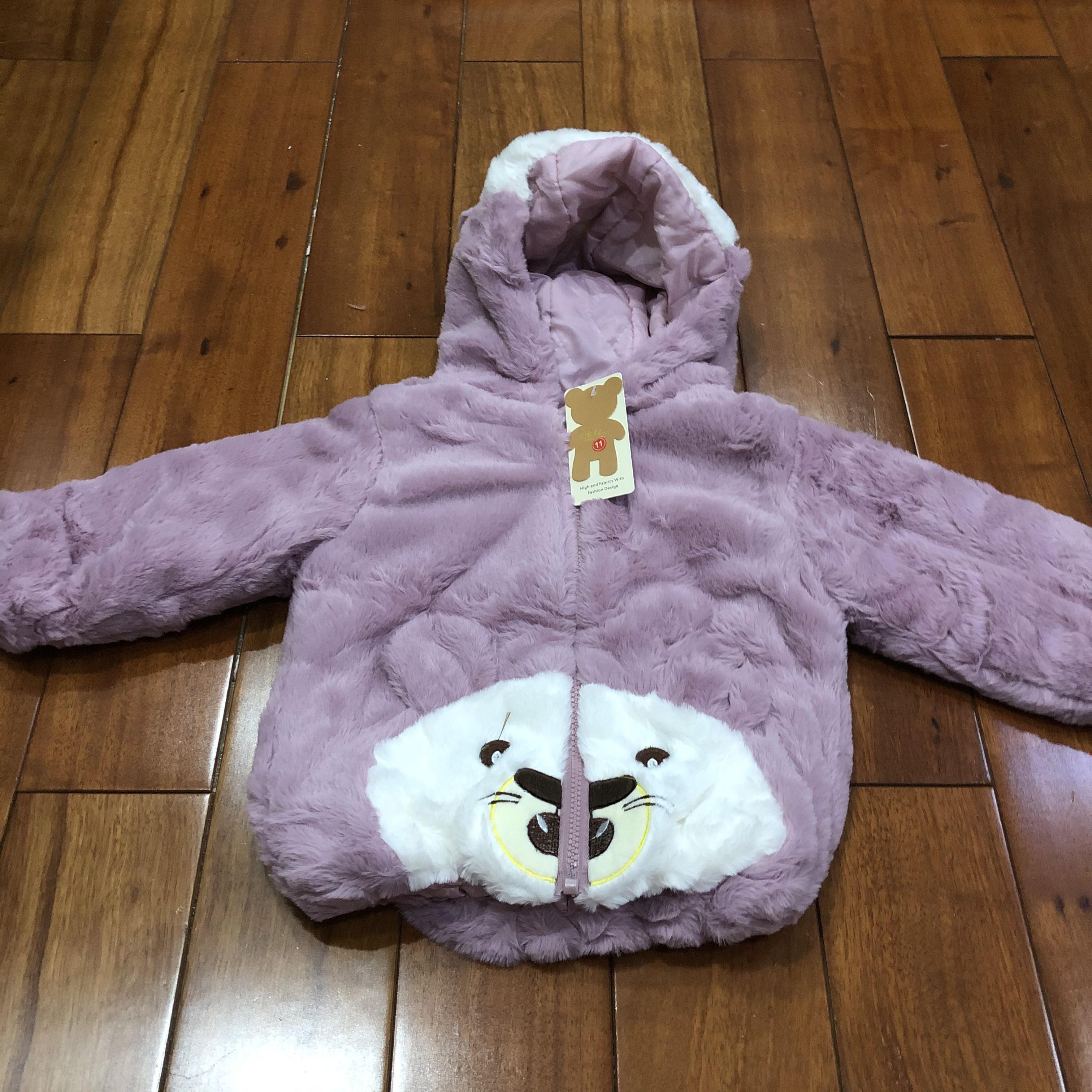 Áo khoác lông cừu dành cho bé từ 8 - 14kg