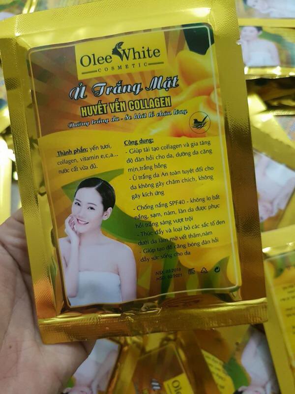 Ủ trắng mặt yến (dùng cho face và body)