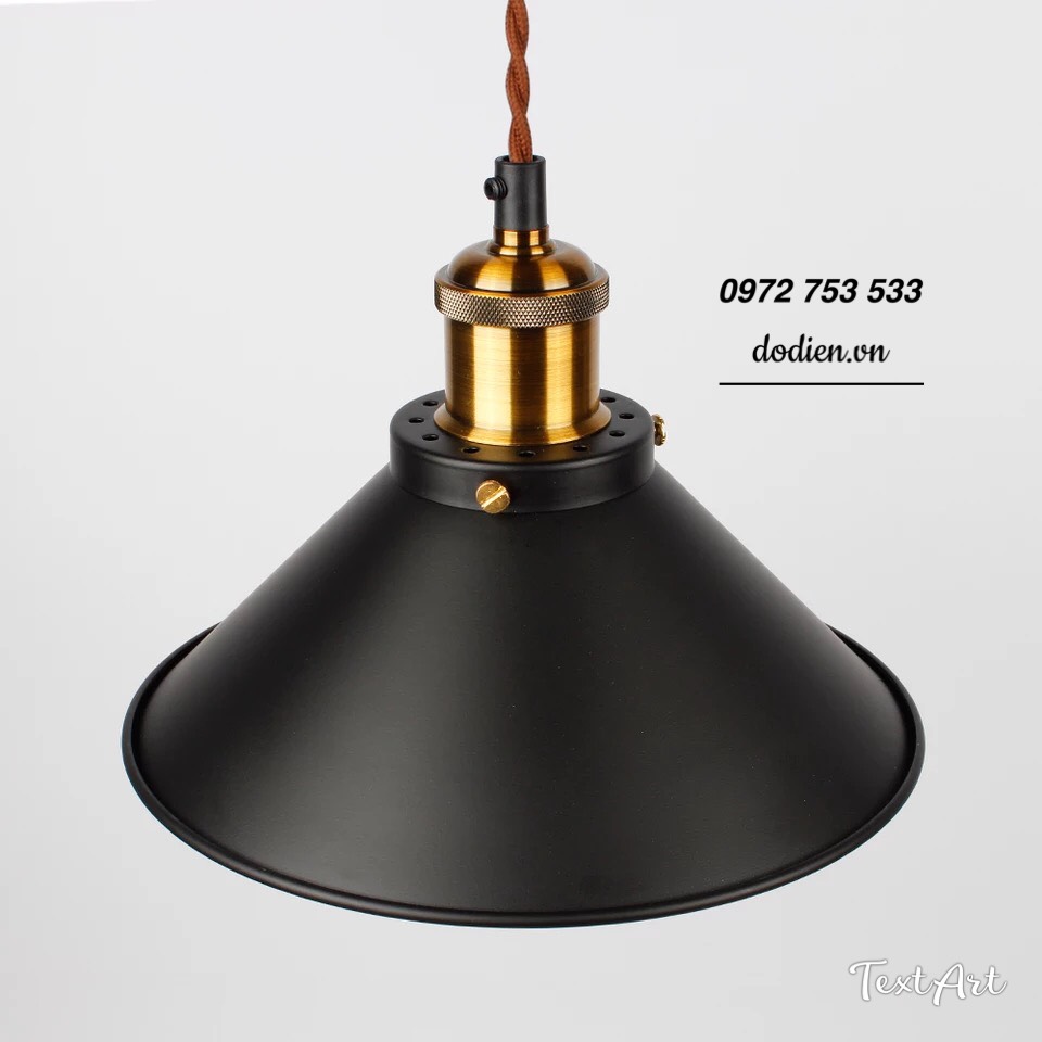 ĐÈN THẢ VINTAGE CHAO ĐĨA SÂU LÒNG DECOR