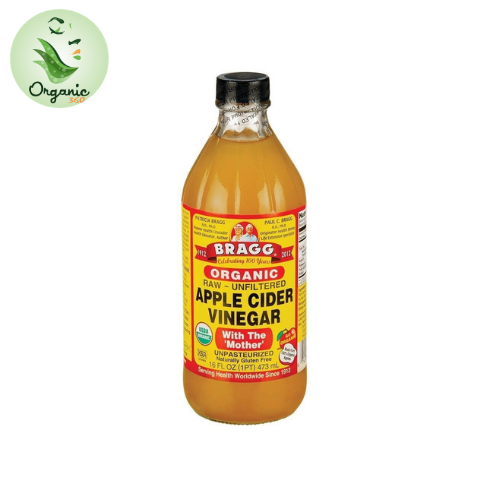 Giấm táo hữu cơ bragg 473ml
