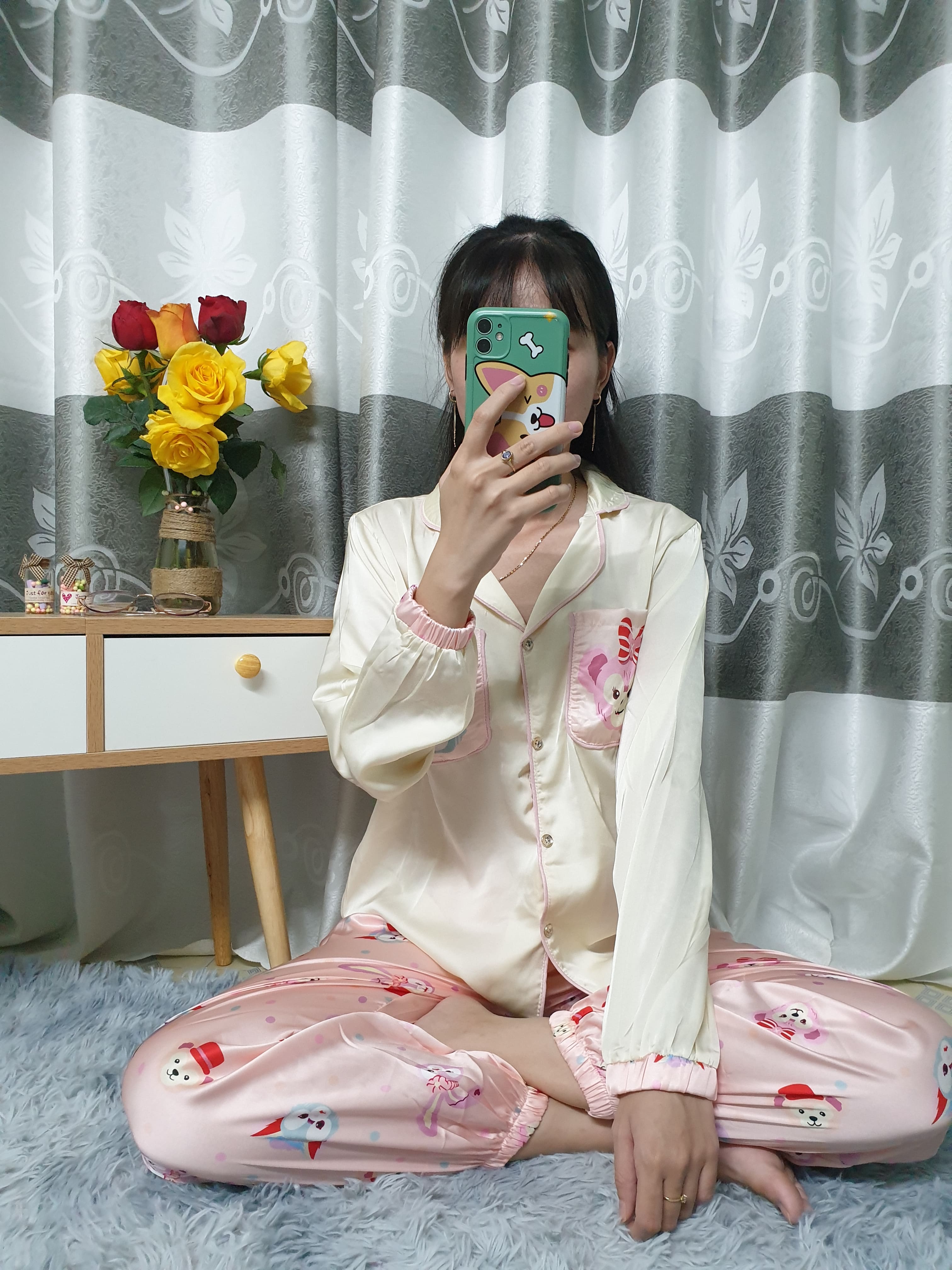 Đồ Bộ, Đồ Ngủ Nữ Pijama - Vải Lụa Latin Loại 1 Cao Cấp