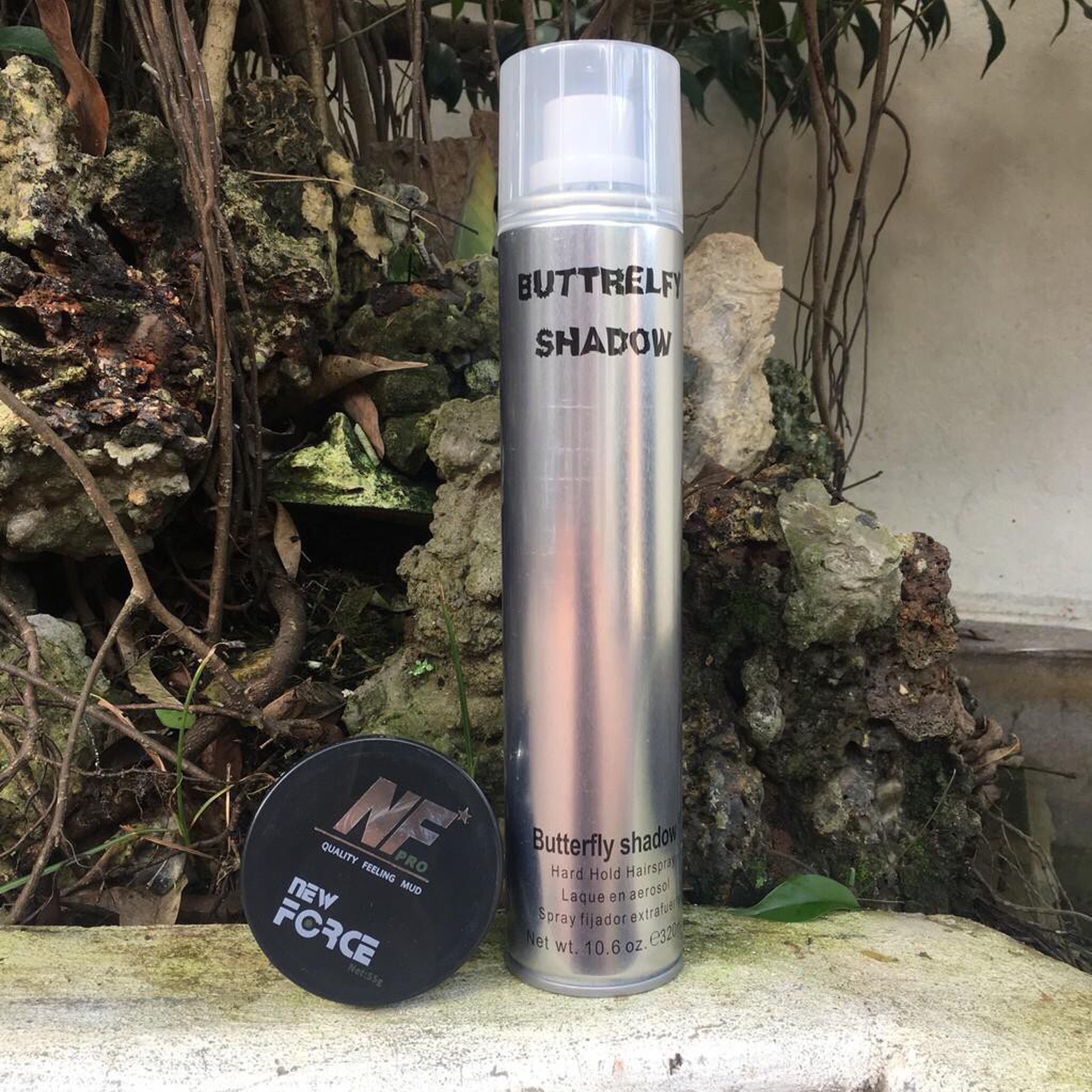 [HCM]Combo tạo kiểu tóc - Sáp Osis và gôm xịt Butterfly Shadow