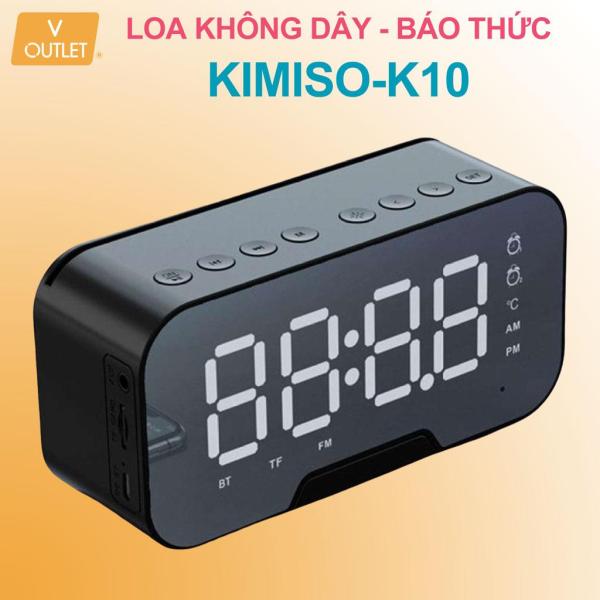 [HCM]Loa bluetooth có đồng hồ led Kimiso K10
