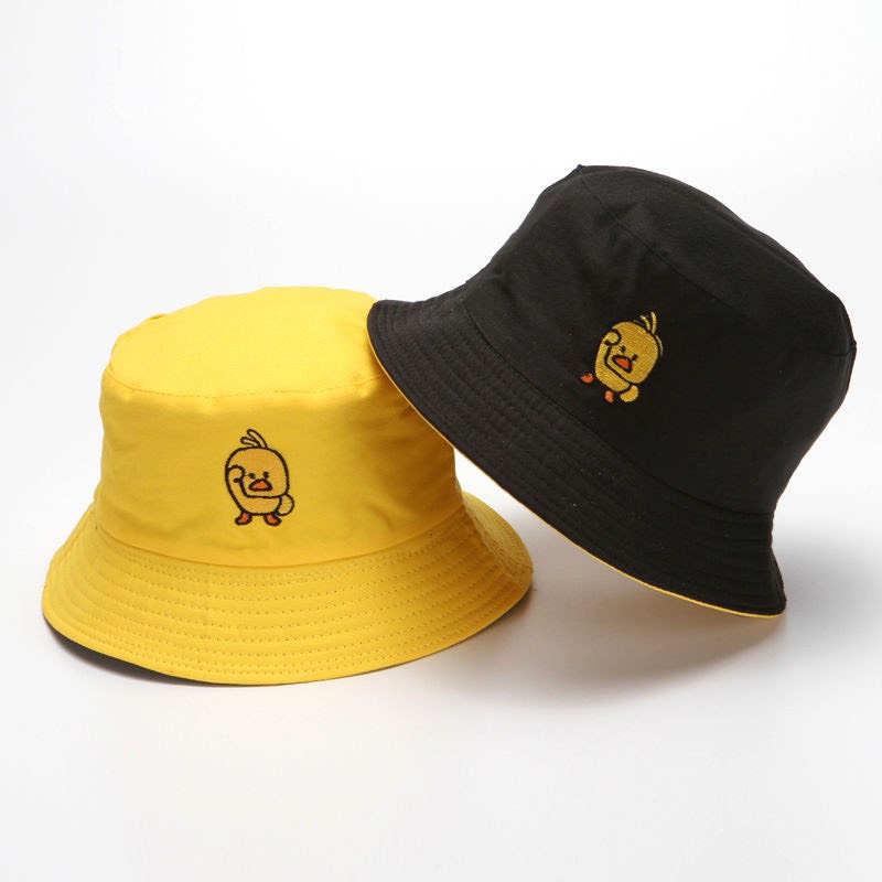 Nón Tai Bèo 2 Mặt Hình Vịt Con Cute Nhiều Màu Sắc Nổi Bật
