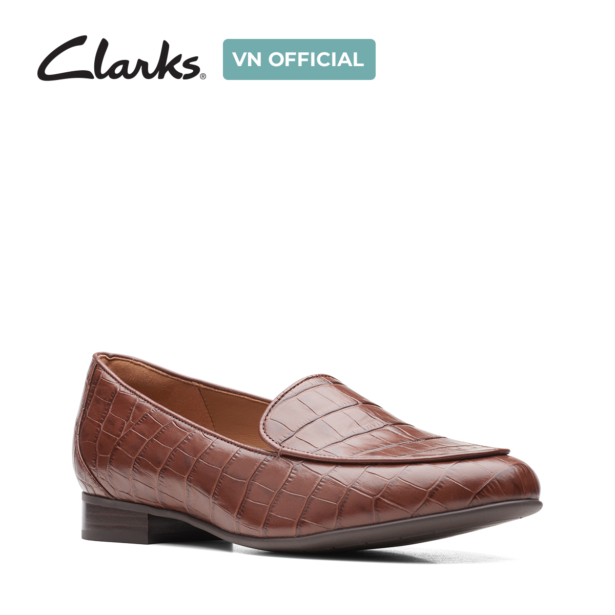 Giày Lười Da Nữ Clarks - Un Blush Ease