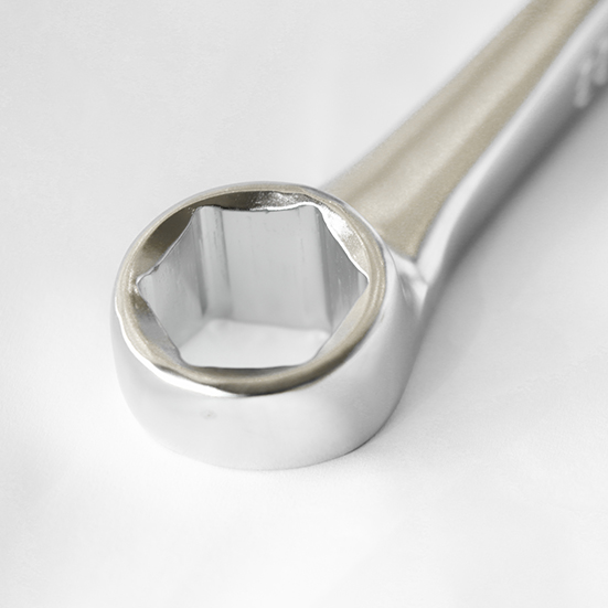 Cờ lê vòng miệng CHROME (Made in Taiwan) OSHIMA VM14-TL (14mm)(trắng bạc)