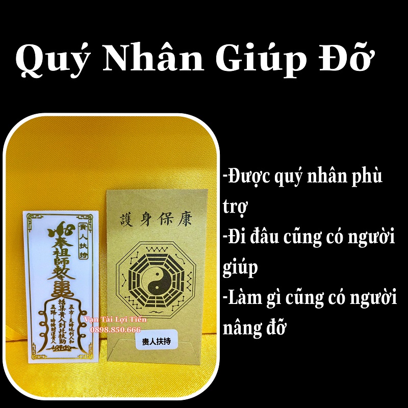 [HCM]Linh Phù Dán Quý Nhân Giúp Đỡ