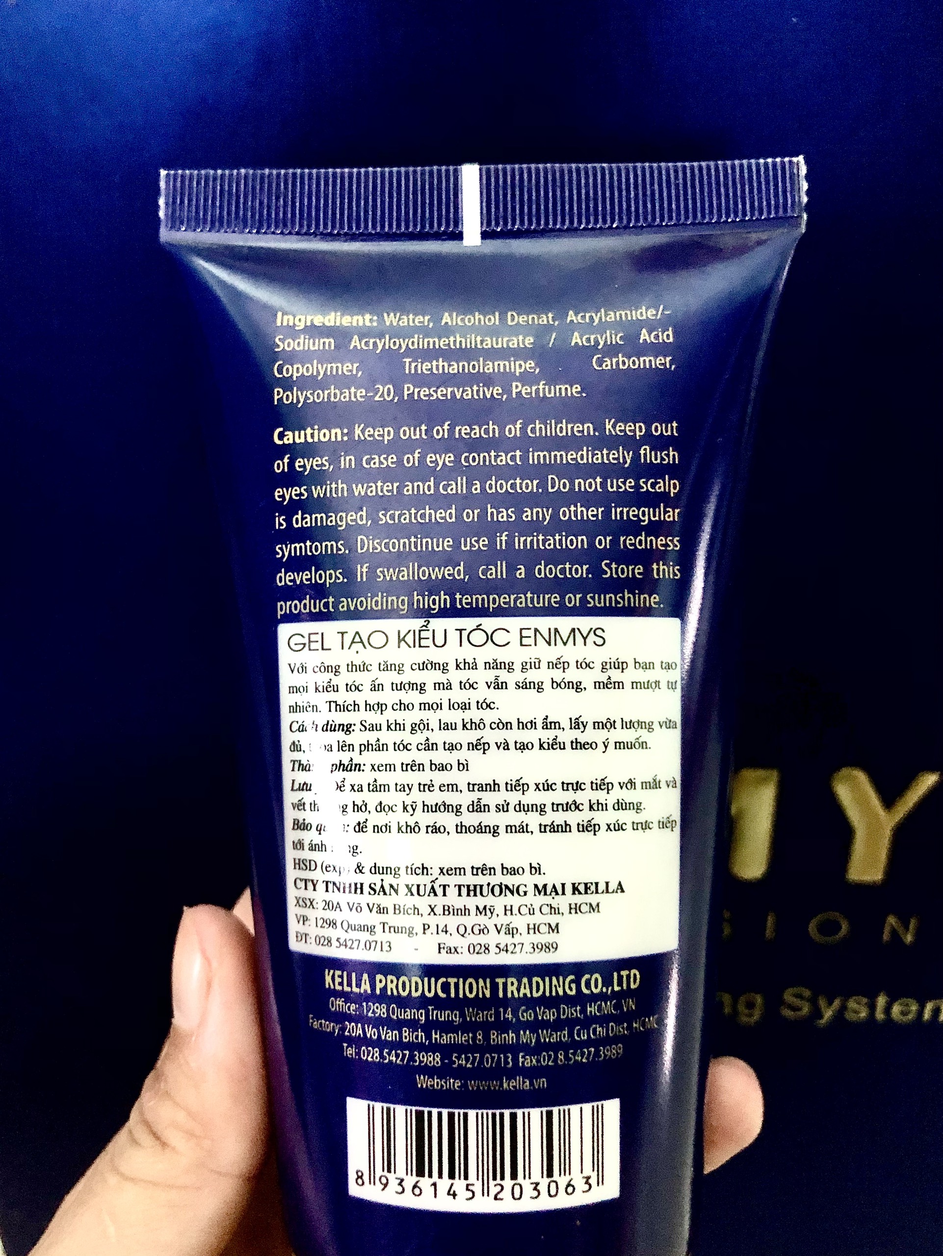 GEL TẠO KIỂU TÓC ENMYS - HÀNG CÔNG TY