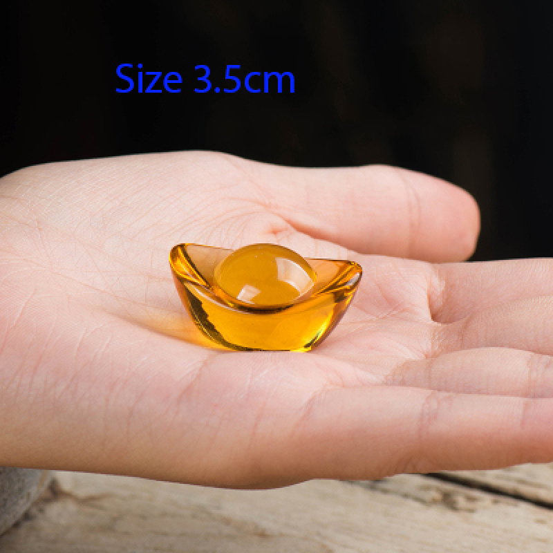 [HCM]Kim Nguyên Bảo size 3.5cm - Thỏi vàng phong thủy Thần Tài may mắn