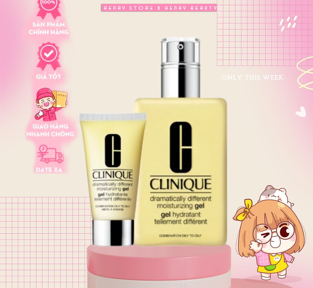 Kem dưỡng ẩm Clinique Dramatically Different Moisturizing Gel 30ml 125ml