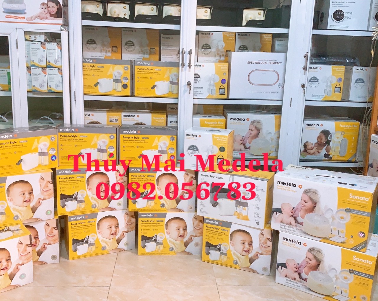 Máy hút sữa Medela Maxflow bộ Full nguyên tem [Nhập Mỹ]