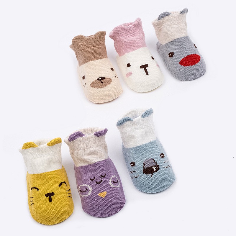 Đôi tất Hàn Quốc kid cho bé từ 0 đến 2 tuổi Chất liệu Len sợi mịn độ đàn hồi cao