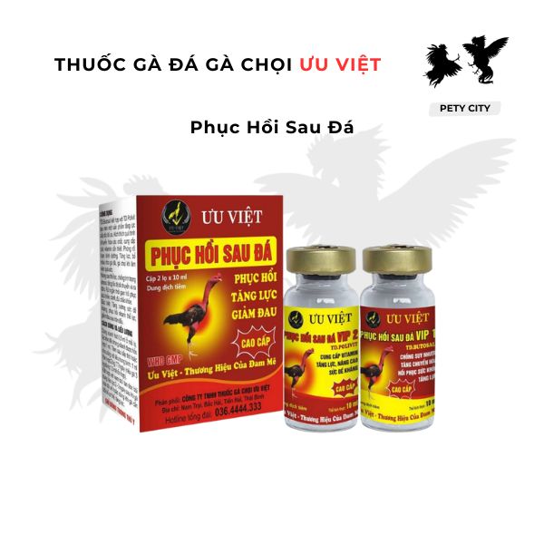 Thuốc phục hồi sau đá cho gà đá gà chọi ưu việt