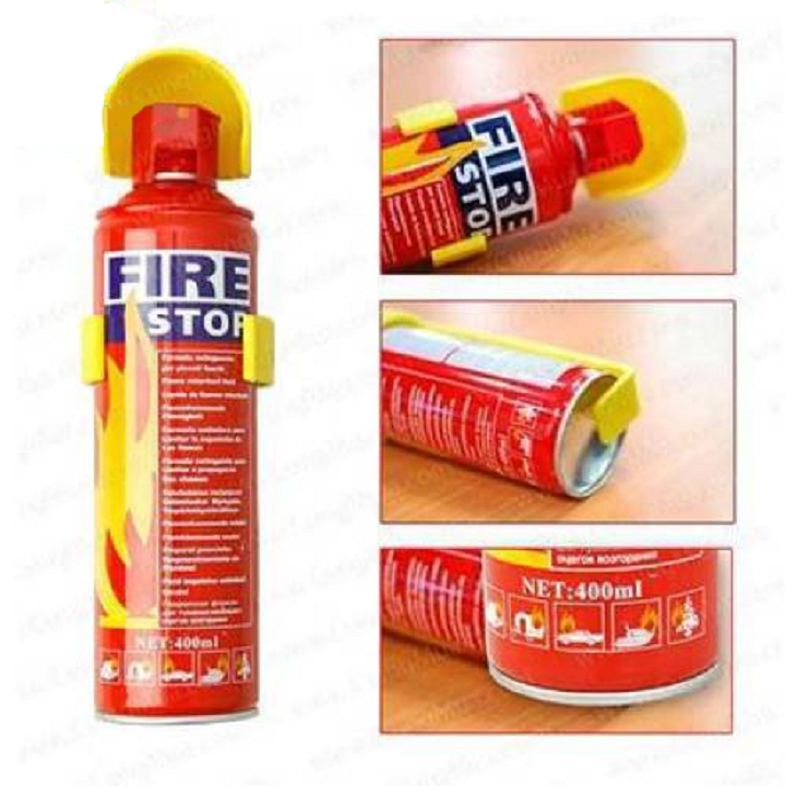 BÌNH CHỮA CHÁY MINI DÀNH CHO Ô TÔ ĐIỆN, XE MÁY ĐIỆN LOẠI 500ml