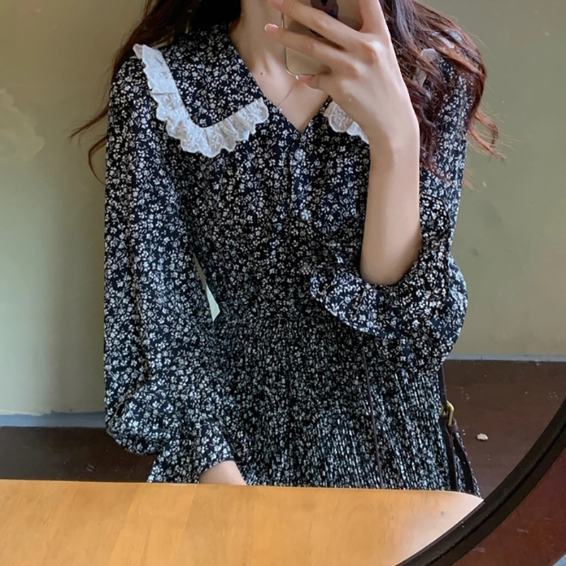 Váy Đầm Hoa Nhí Vintage Hàn Quốc
