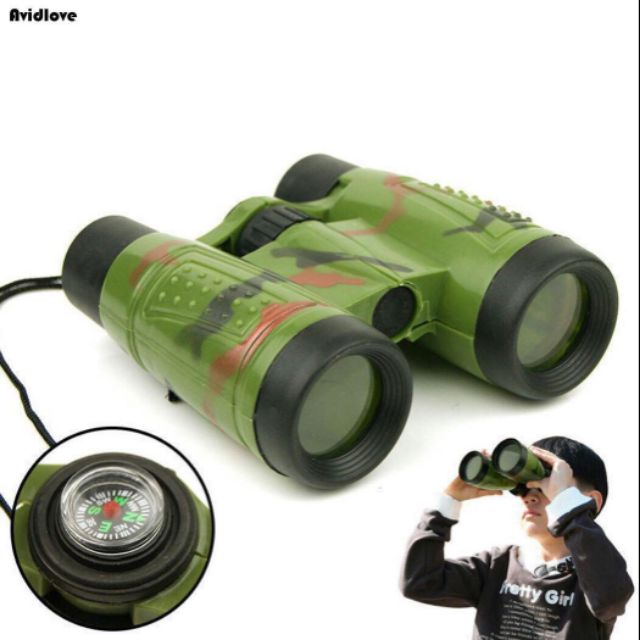 Ống nhòm quân đội binoculars cho bé