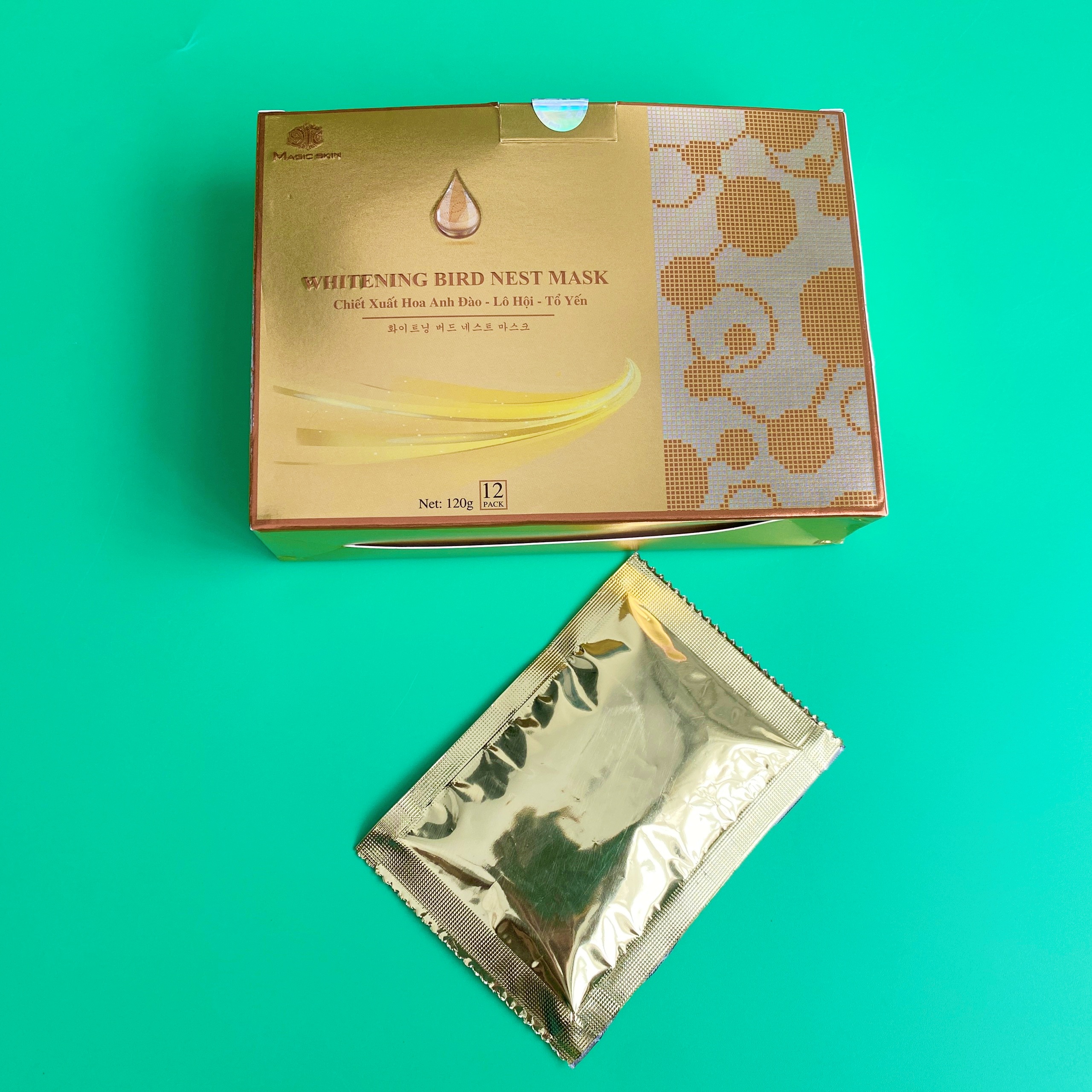 Mặt nạ ủ trắng Magic Skin hộp 12 gói