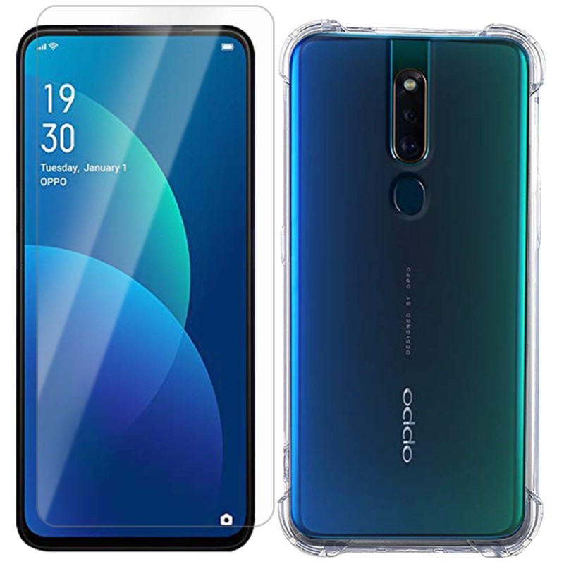 Kính cường lực Oppo F11 Pro nhám Chống vân tay / Chống nhìn trộm / Full màn hình / Không viền màu / Ốp chống sốc