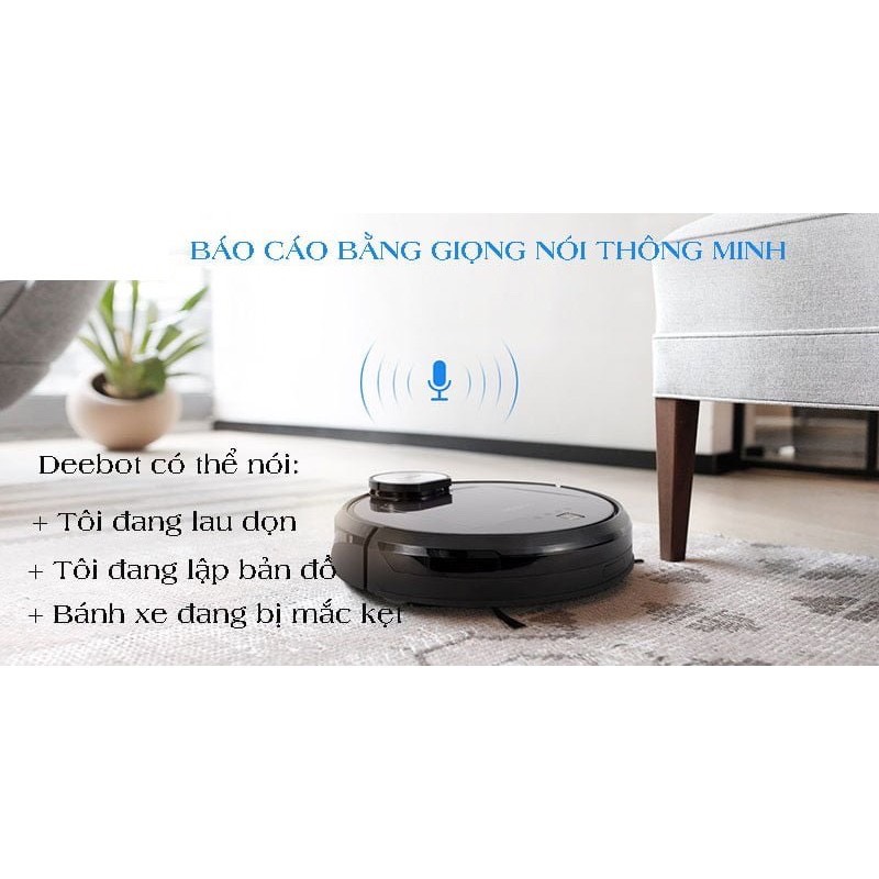 Robot hút bụi lau nhà Ecovacs Deebot DN55 Ozmo 900 (hàng trưng bày)