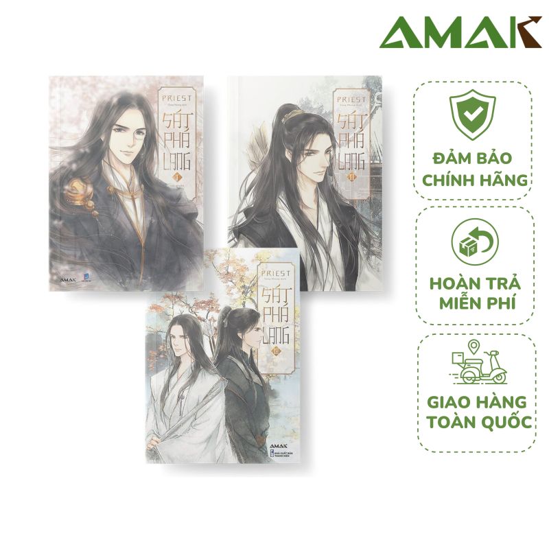 Combo 3 tập Sát Phá Lang  - Amak Books - Tặng Kèm Bookmark, Poster
