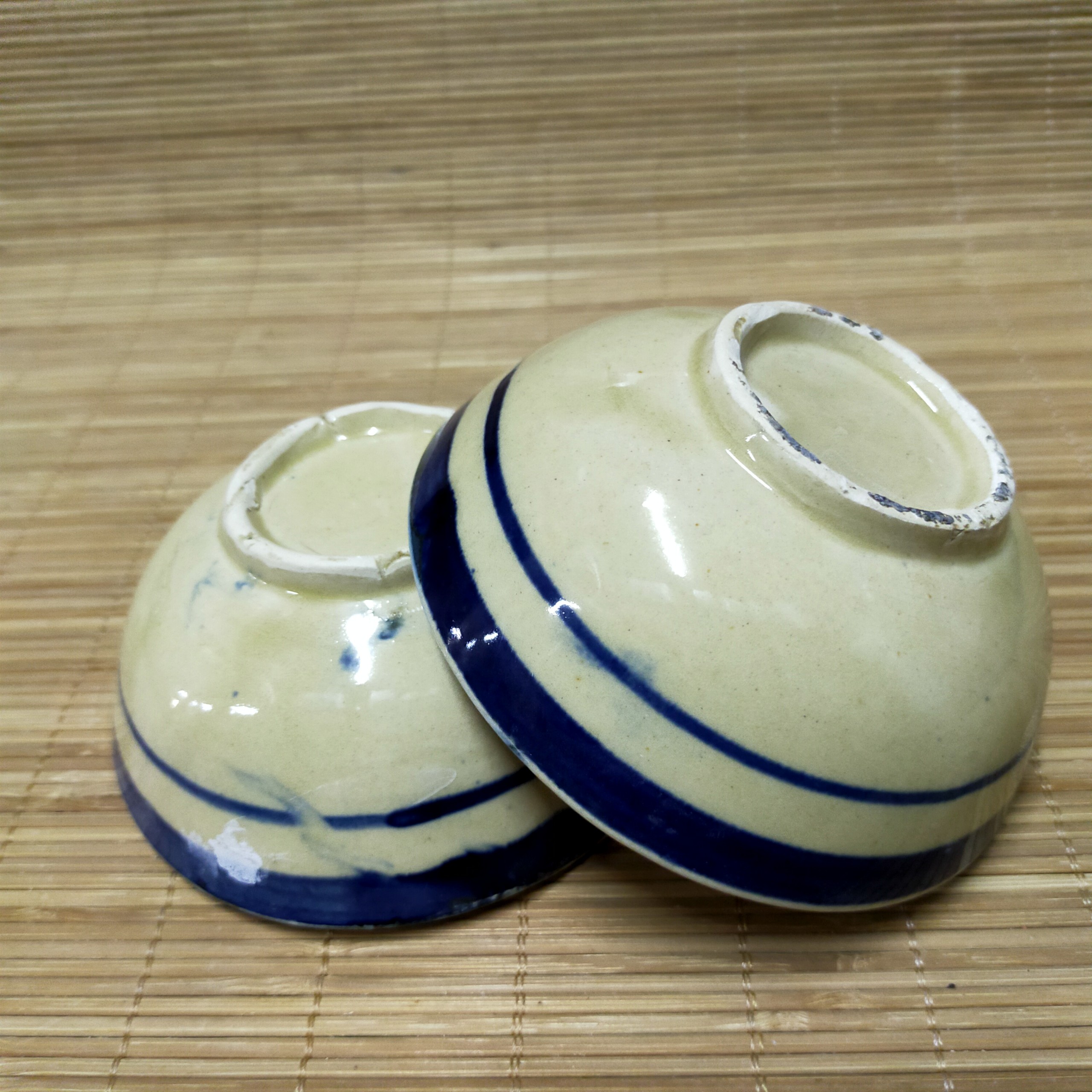 BỘ 10c CHÉN CƠM NAM BỘ XƯA (ĐƯỜNG KÍNH 10cm-11cm)