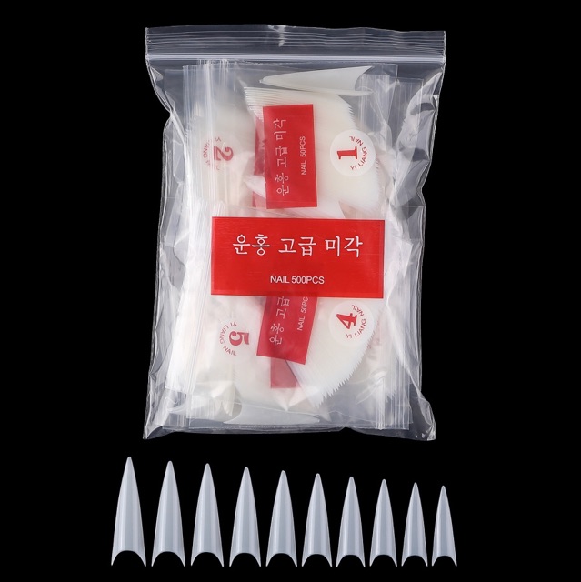 Móng nối nhọn, móng tip nhọn dài MOON NAIL
