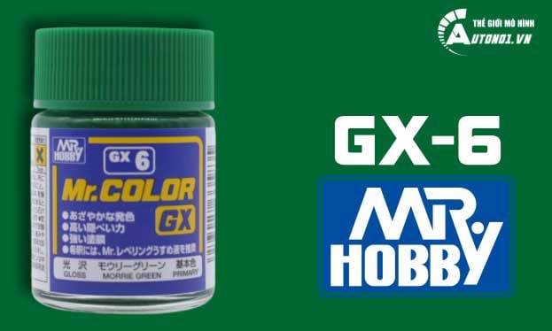 Lacquer ( GX1 ~ GX6 ) màu cơ bản - sơn mô hình 18ml Mr.hobby-Mr.Color