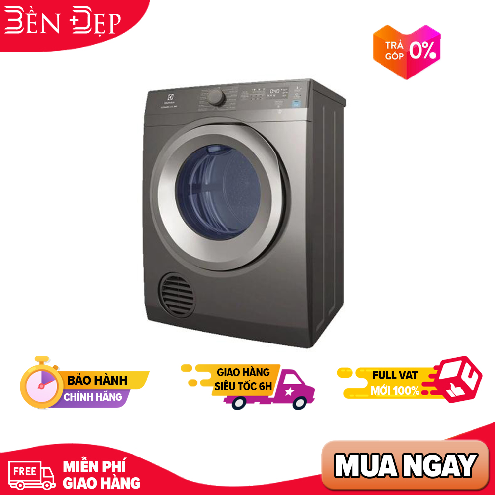 [TRẢ GÓP 0%] Máy sấy thông hơi Electrolux UltimateCare 9 kg EDS904H3WC (Giá áp dụng giao tại HN, HCM& các tỉnh liên hệ shop)