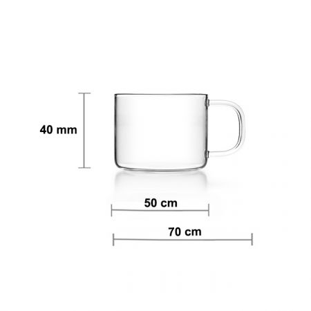 Bộ tách trà thủy tinh Samadoyo mini CP05/6 60mL