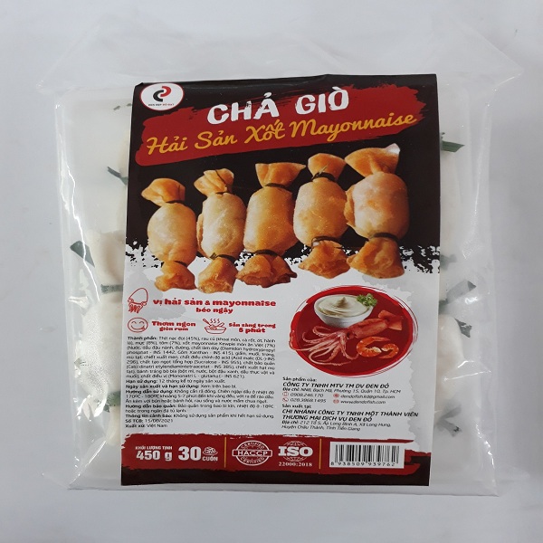 Chả giò Hải Sản Xốt Mayonnaise (viên kẹo) - (1 gói/450g)