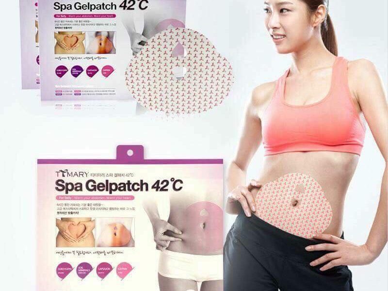 Miếng Dán Tan Mỡ Bụng Spa Gel Patch 42°C Hàn Quốc