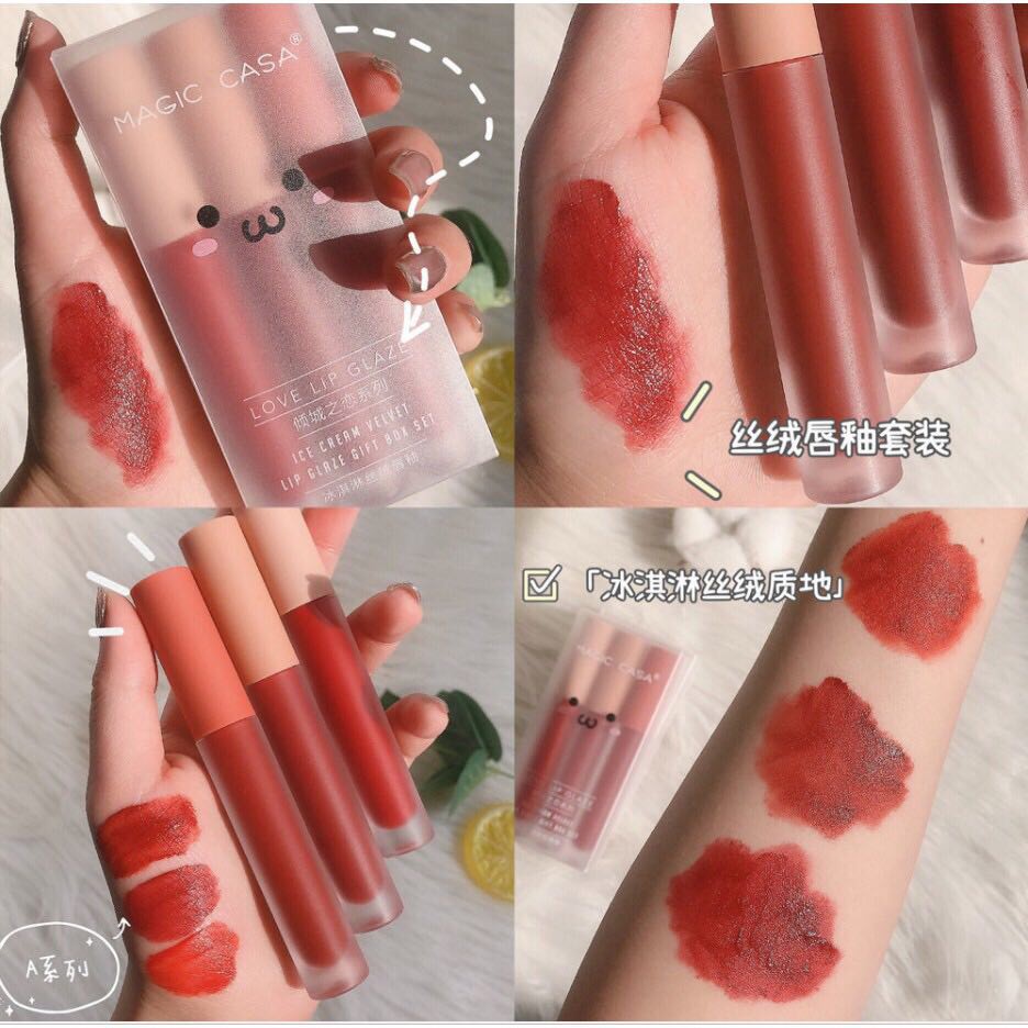 Set 3 Cây Son Kem Lì Herorange gtstore94