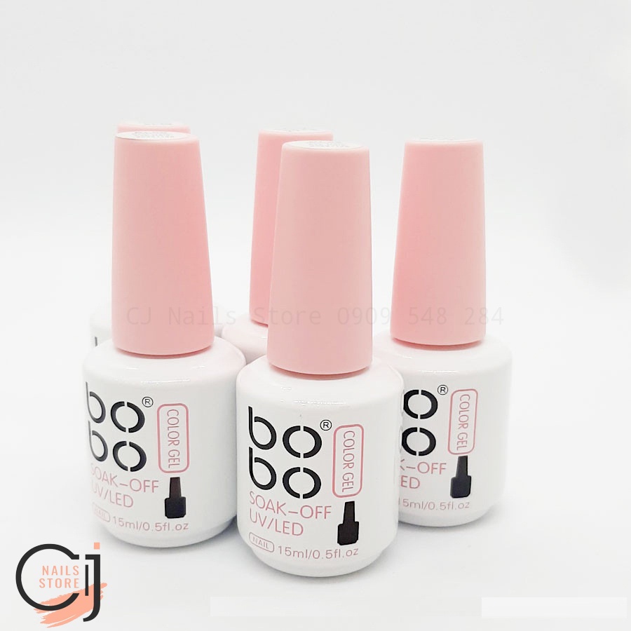 {CJ Nails Store} Set Sơn gel thạch 12 màu, Gel thạch bobo