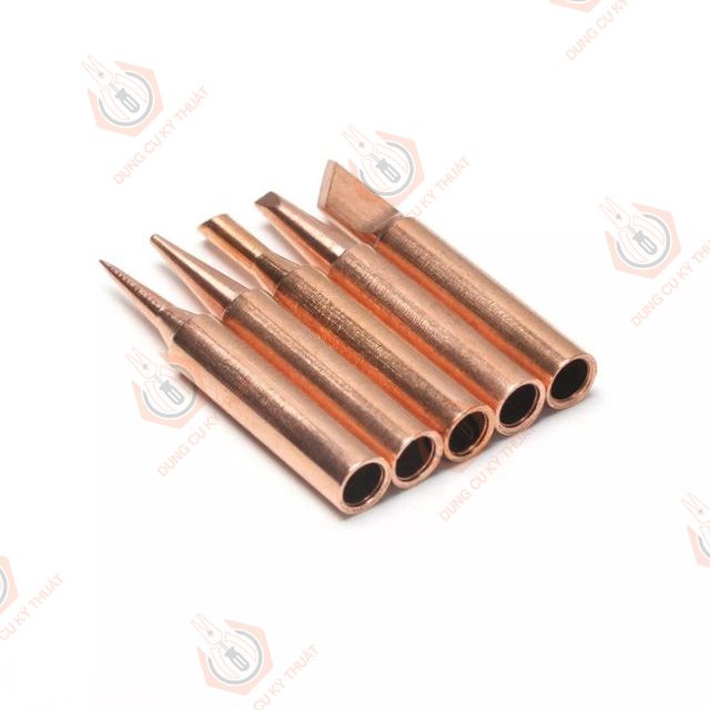 Set 5 Đầu Hàn Đồng, 5 Mũi Hàn Đồng Cho Mỏ Hàn 936, 908S _ [Shop Dụng Cụ Kỹ Thuật]