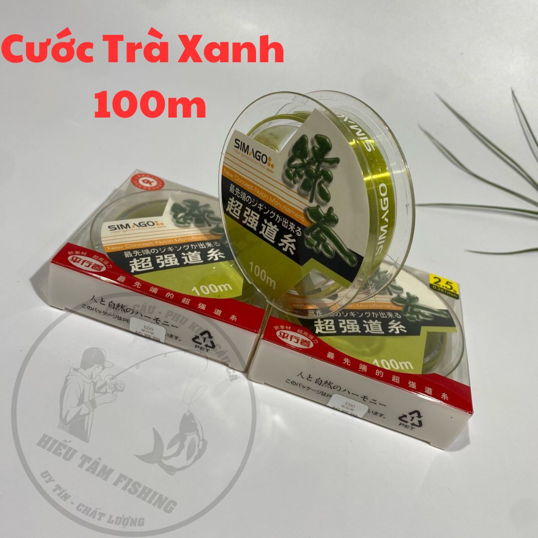 Cước simago trà xanh 100m