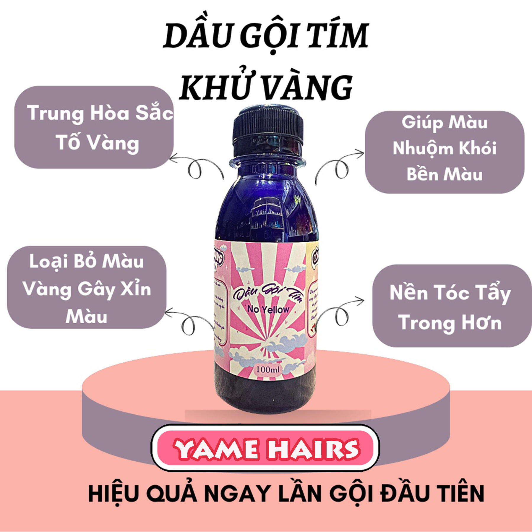 Dầu gội tím khử vàng Goodbye Yellow