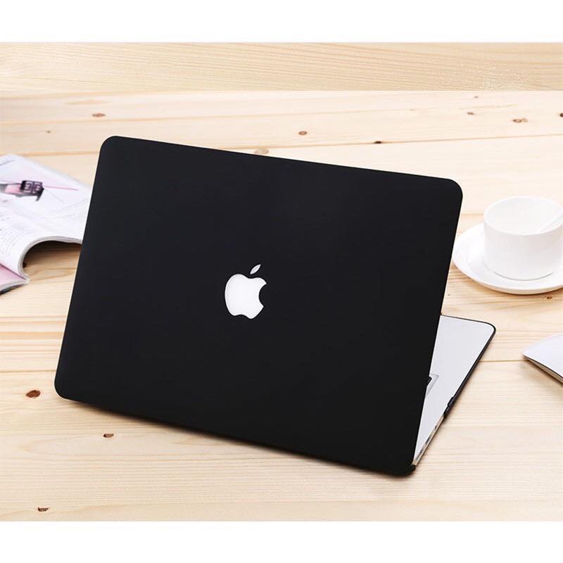 Combo Case ,Ốp + Phủ phím Macbook Màu Đen ( Tặng Nút Chống Bụi )