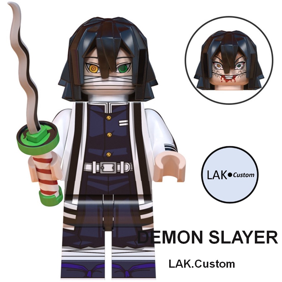 MÔ HÌNH MINIFIGURES KIMETSU NO YAIBA - THANH GƯƠM DIỆT QUỶ - CỬU TRỤ CỘT DEMON SLAYER - TEEN TITANS