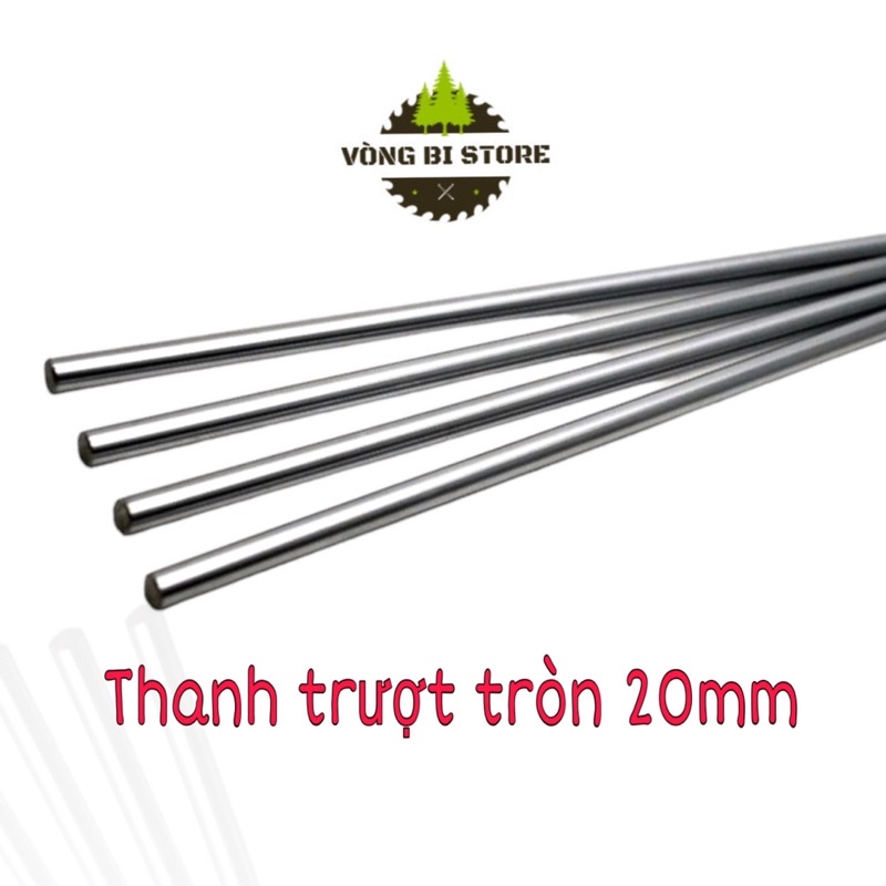[Giá ưu đãi] Thanh trượt tròn mạ Crom 20mm (Ty ben cứng)
