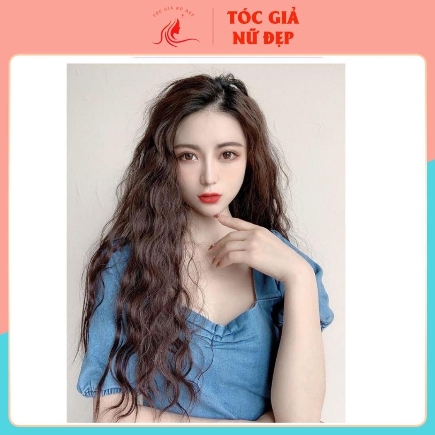 Tóc giả kẹp u xù U08A